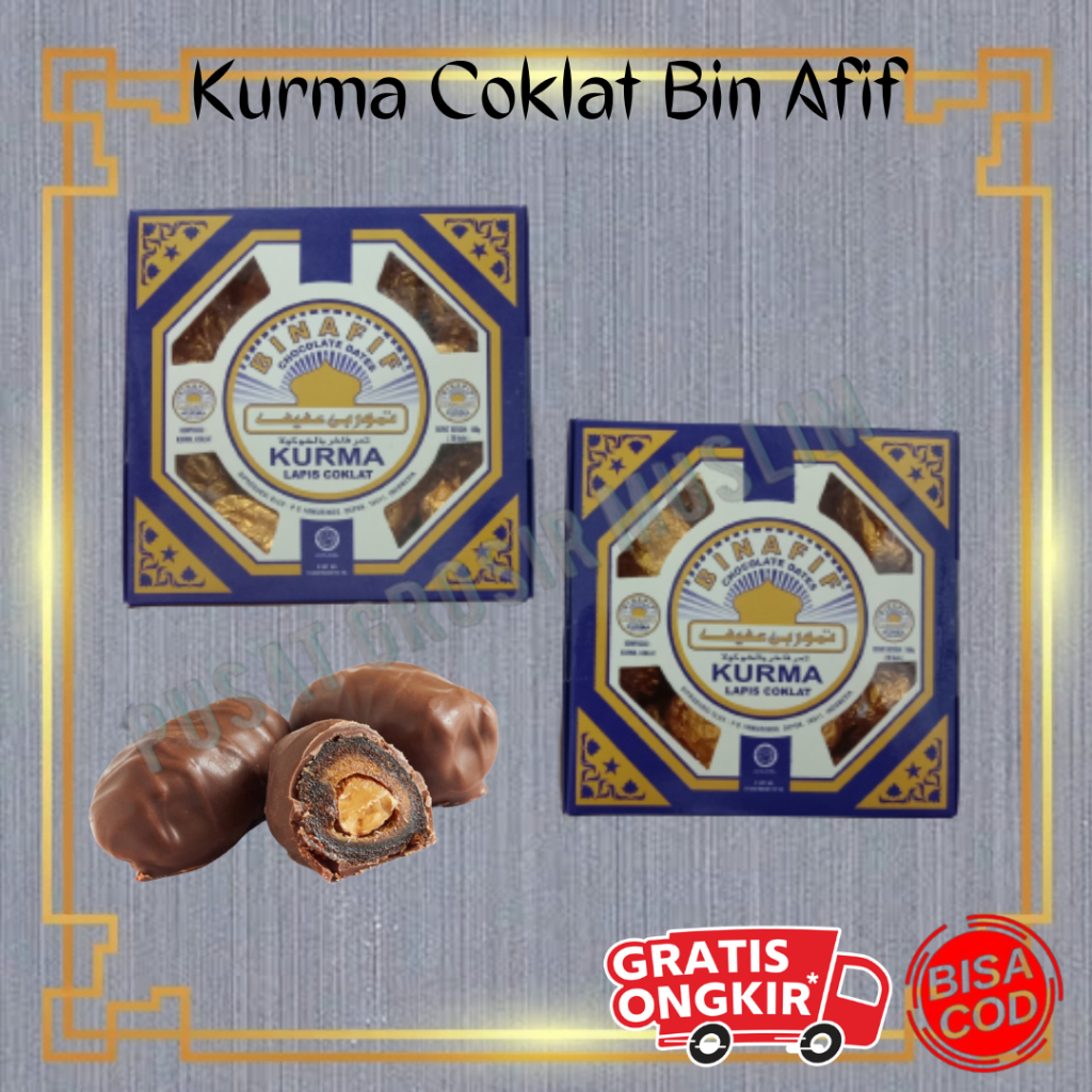 Kurma Lapis Coklat Ranuna Al Hadi Bin Afif Kemasan BOX Cokelat Kurma Chocolate Dates Original Termurah