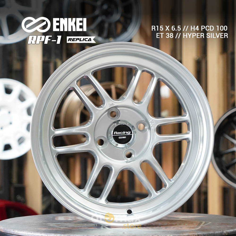 Velg Mobil Enkei RPF-1 Ring 15 Hyper Silver