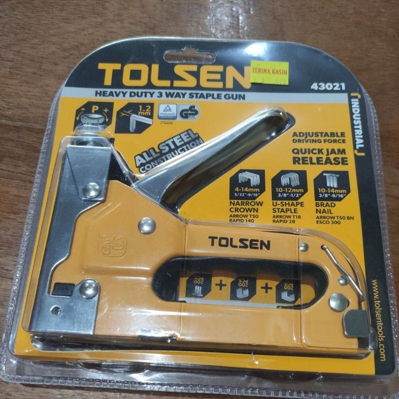 

Staples tangan tolsen / Staples manual Staples jok tolsen 4-14mm
