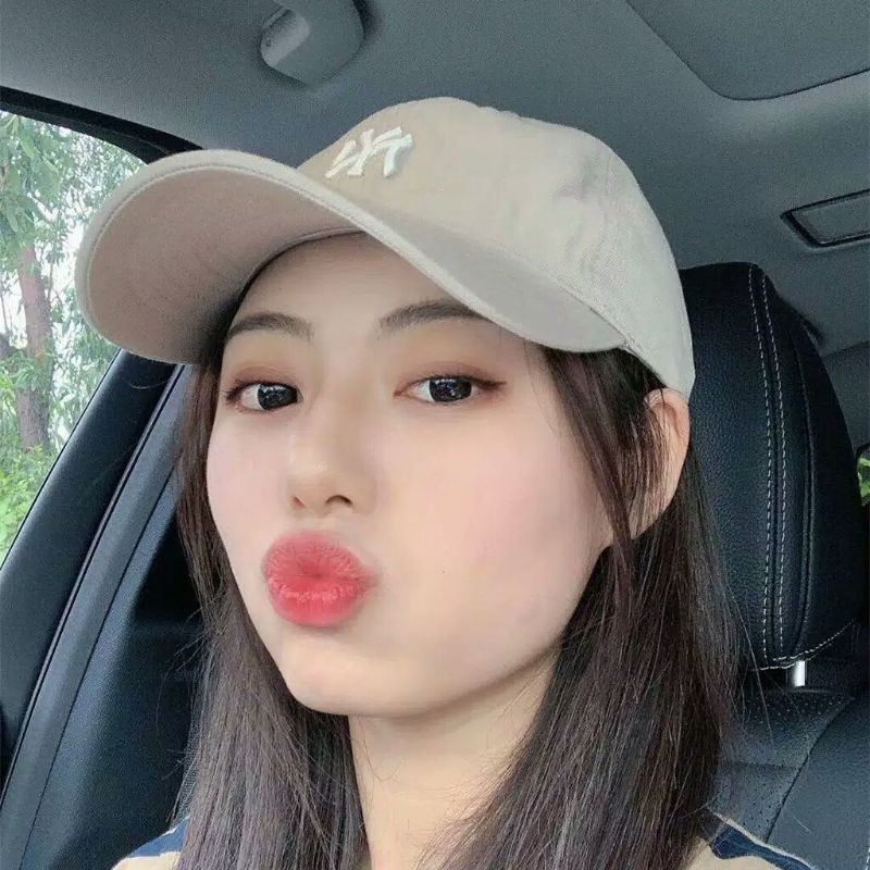 Topi Baseball Cap NY New York Yankees Cream Khaki Krem Bordir IMPORT