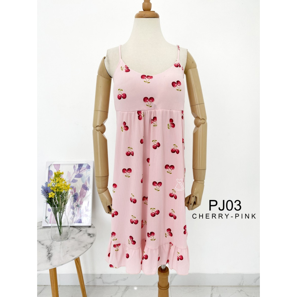 PJ03 - PIYAMA DASTER IMPORT ADEM WANITA LUCU MURAH