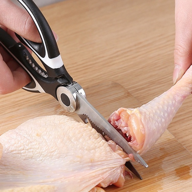 [DEASTORE] GUNTING DAPUR SERBAGUNA I GUNTING AYAM DAGING IKAN STAINLESS STEEL MURAH | GUNTING BESAR DAPUR I KITCHEN MEAT SCISSORS STAINLESS