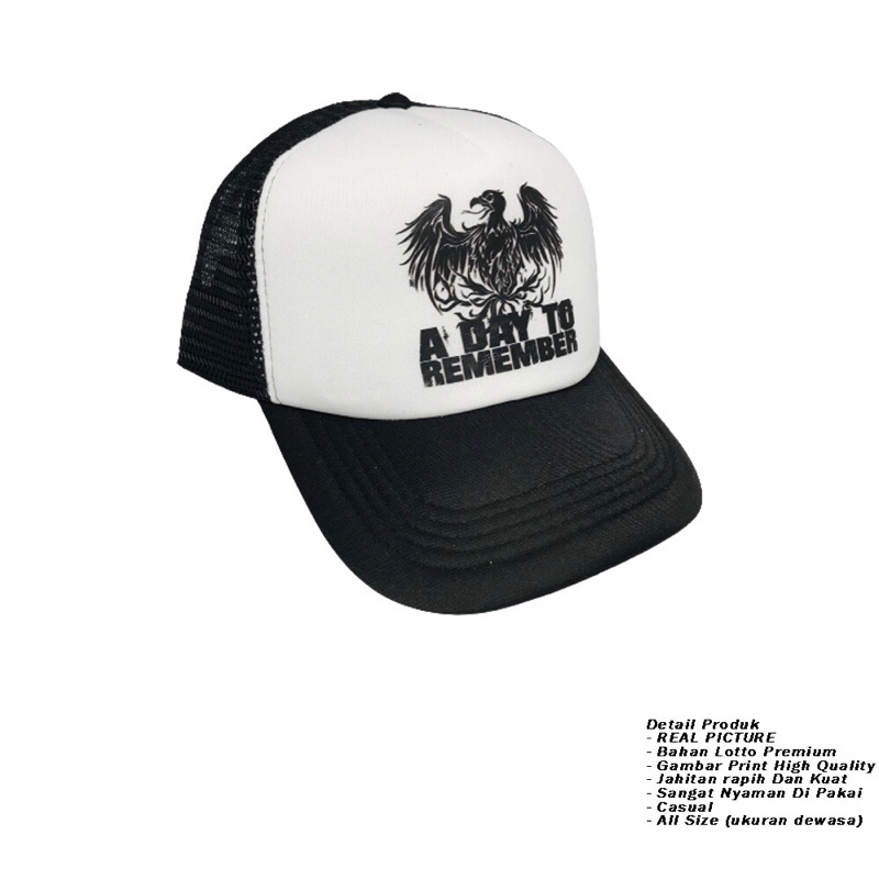 Topi Trucker / Topi Band / Topi Baseball / Trucker Hat / Topi Jaring Distro / Topi Premium / Topi Sablon/ Topi Custom