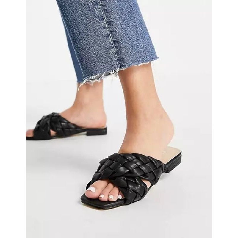 NV studed flat sandals