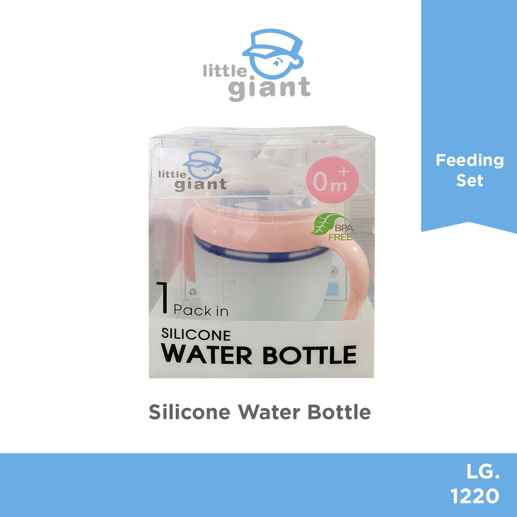 LITTLE GIANT MURAH SILICONE WATER BOTTLE BOTOL MINUM BAYI ANAK SILIKON A1B2C3
