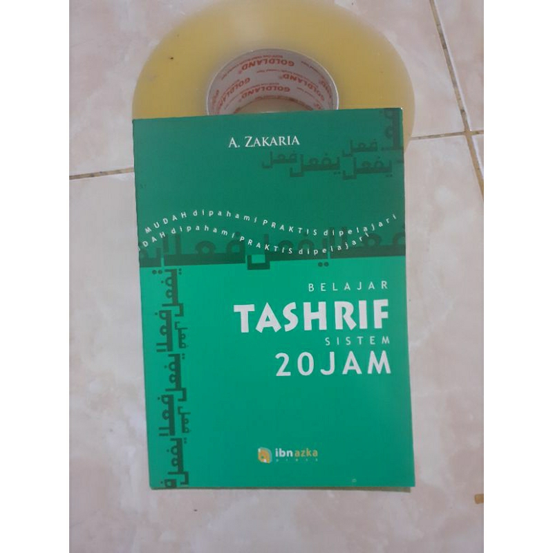 buku belajar tashrif sistem 20 jam original seken