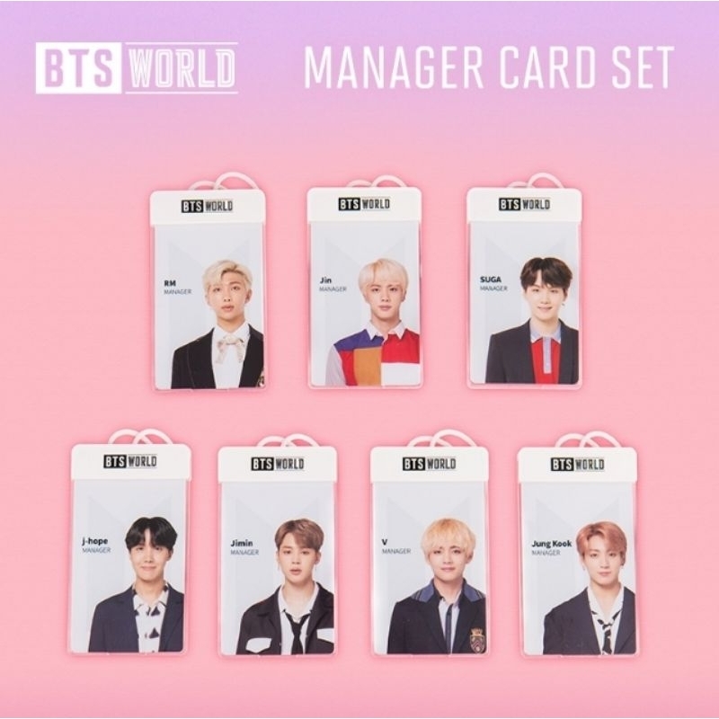 Bts World Sale 90% | Manager Card Set