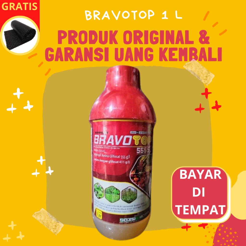 Herbisida Racun Sistemik Rumput Gulma Kebun Sawah BRAVOTOP 555 SL
