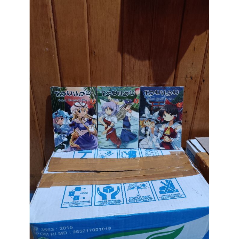 Komik touhou silent sinner in blue set segel / komik touhou silent sinner in blue 1-3 set segel