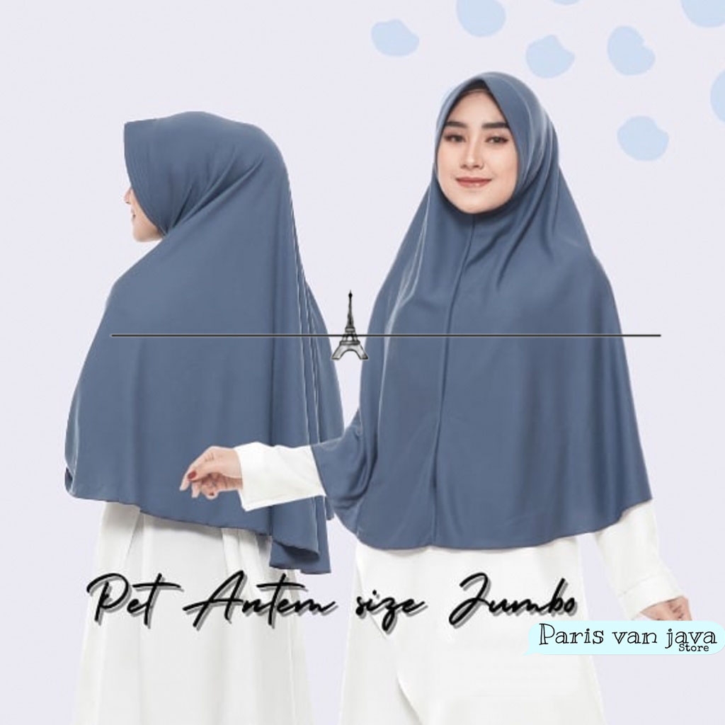 Hijab Bergo Hamidah Jumbo XL Spandek Jersey | Jilbab Khimar Bergo Simple Pad XL Spandek Jersey | Kerudung Ukuran Jumbo