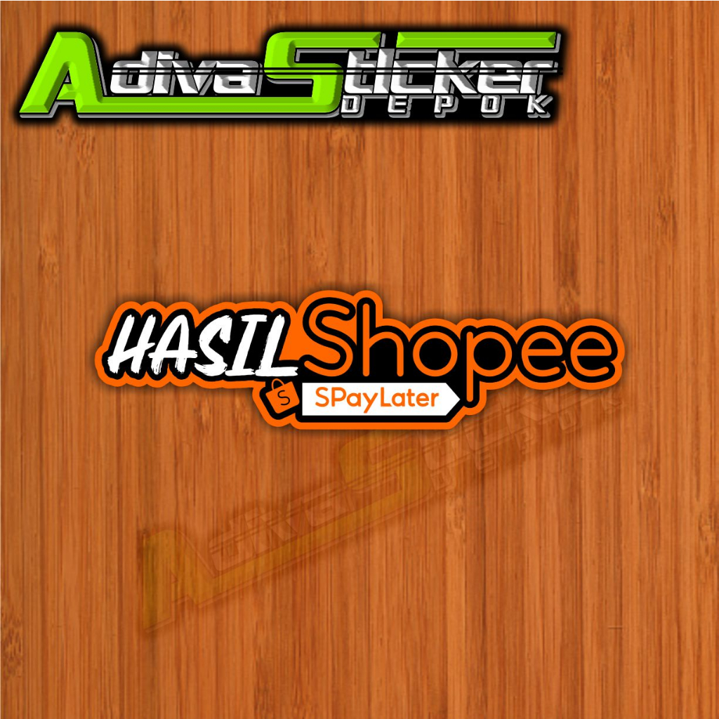 stiker shoppee pay later sticker shoppeepaylater