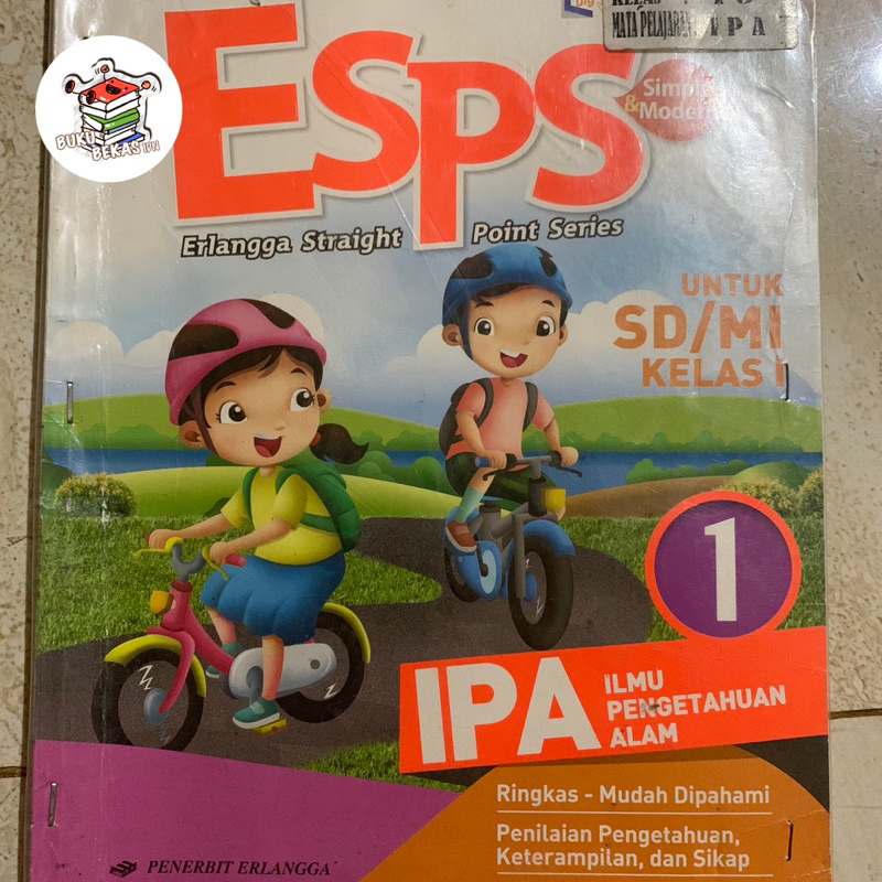 

Buku Bekas Original ESPS IPA kelas 1 kurikulum 2013 penerbit erlangga