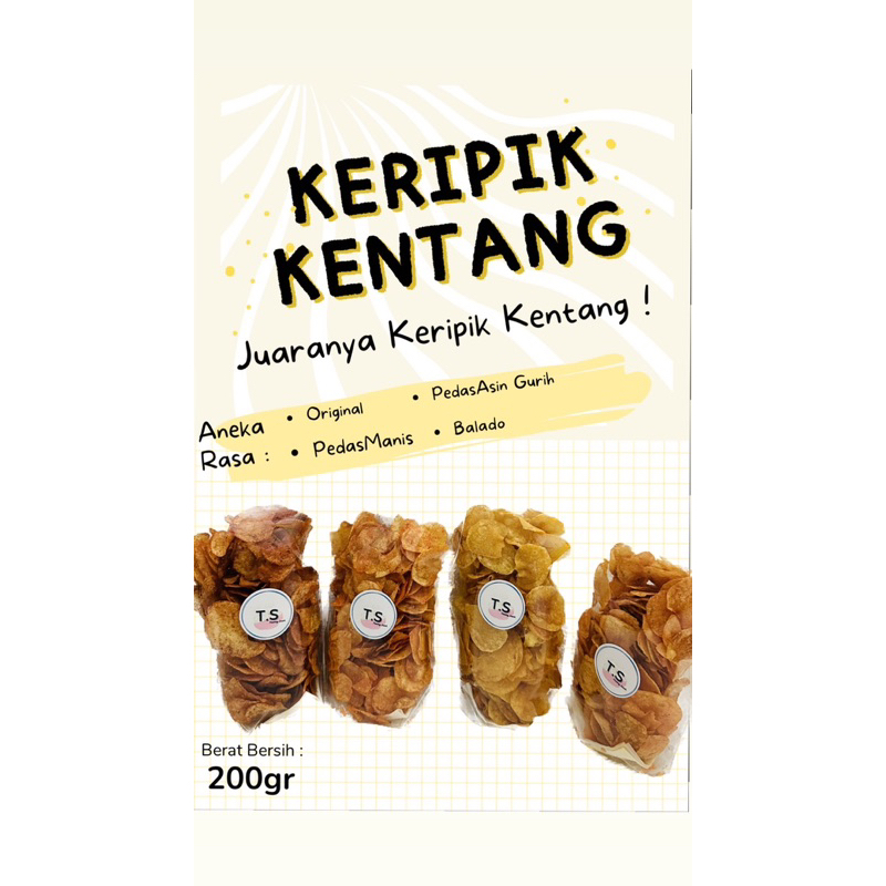

KERIPIK KENTANG | POTATO CHIPS
