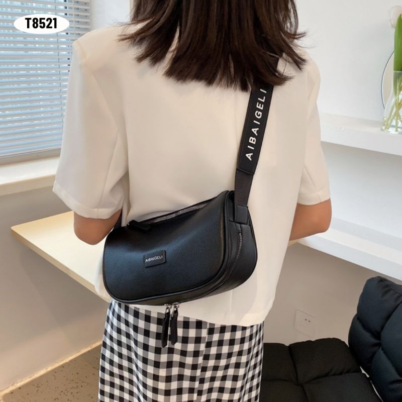 [IMPORT] T8521 - TAS SELEMPANG WANITA FASHION IMPORT - 76BAGSTORE