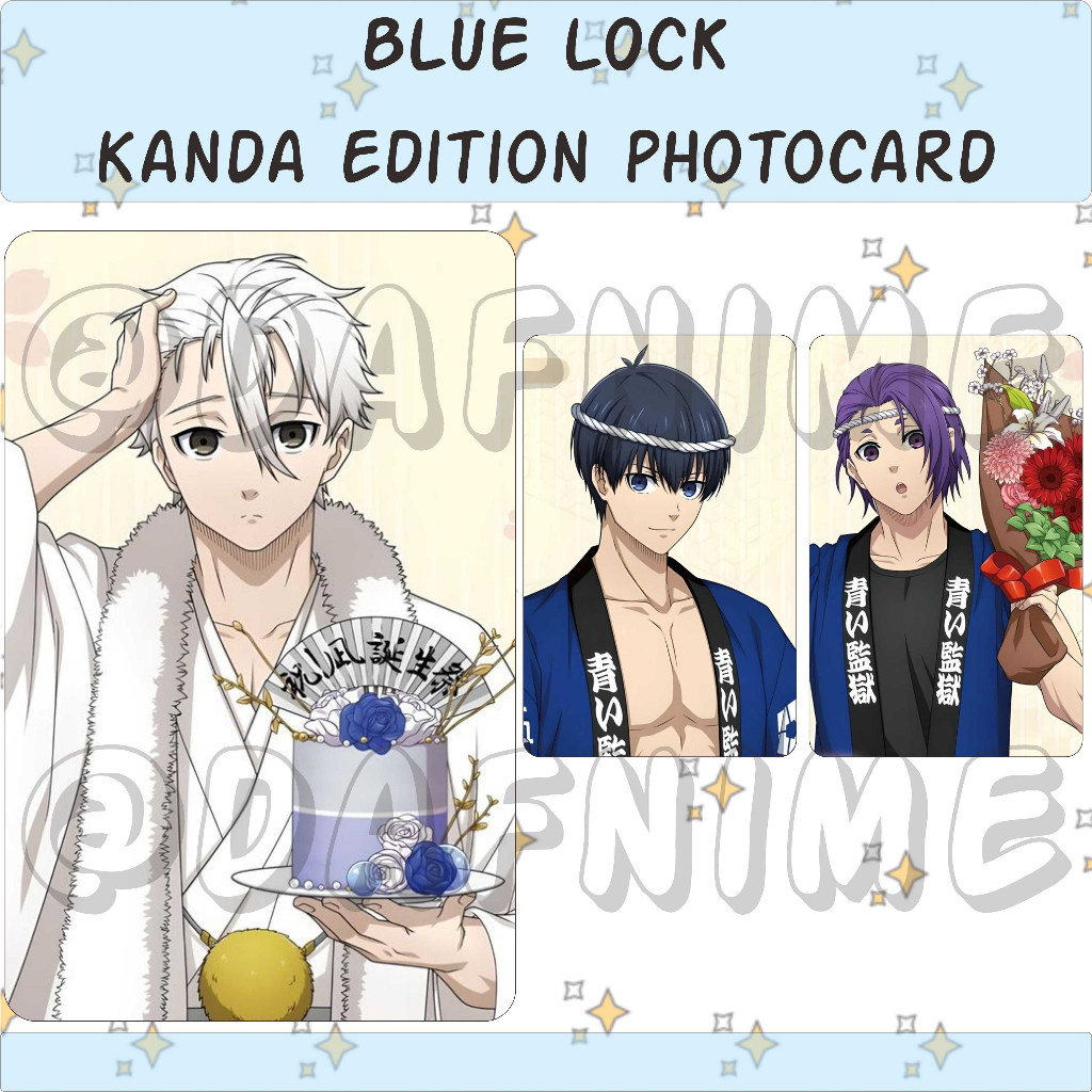 BLUE LOCK KANDA EDITION PHOTOCARD ANIME