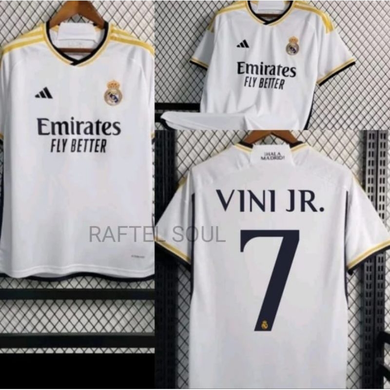 JERSEY BAJU BOLA MADRID HOME 2023/2024 GRADE ORI