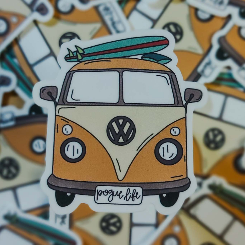 

Sticker VW COMBI Kualitas Anti Air Tahan Gores Stiker Mobil VW Combi Laptop/ Jurnal/ Tumbler/Koper/Cermin/ Kulkas DLL