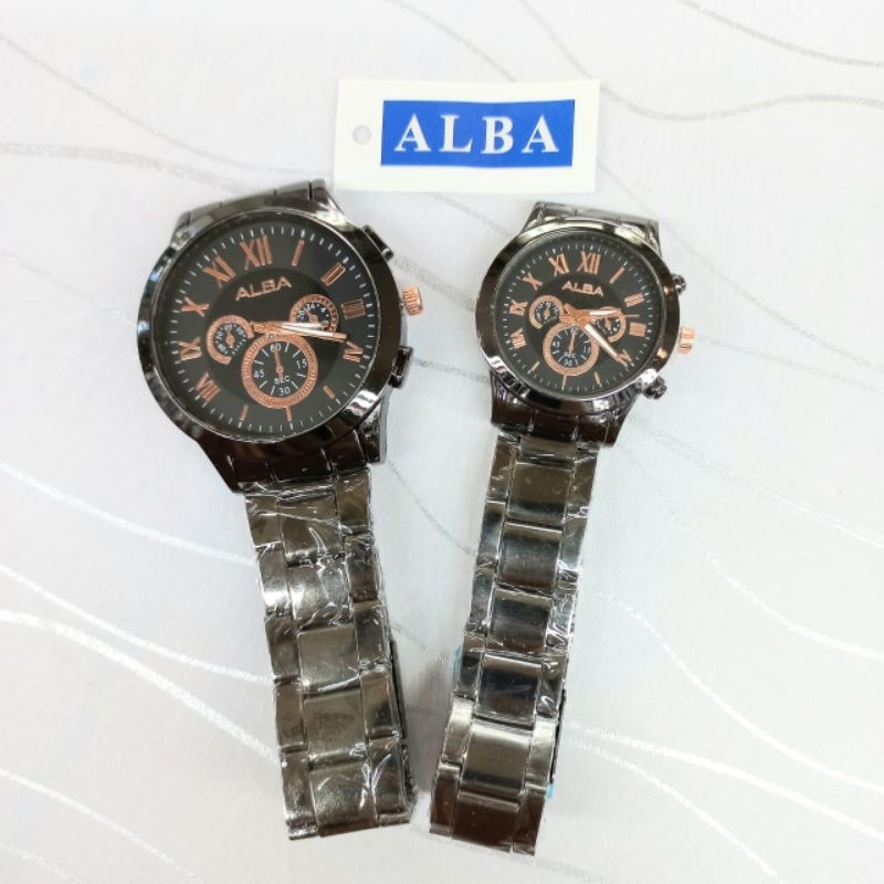 JAM TANGAN RANTAI COUPLE // JAM RANTAI PRIA DAN WANITA
