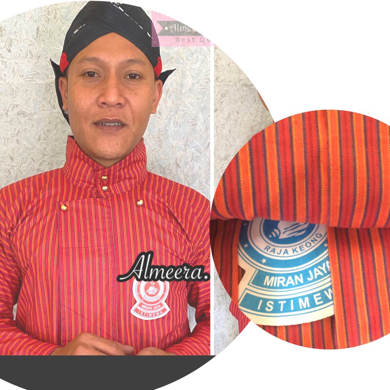 surjan lurik alusan raja keong istimewaa