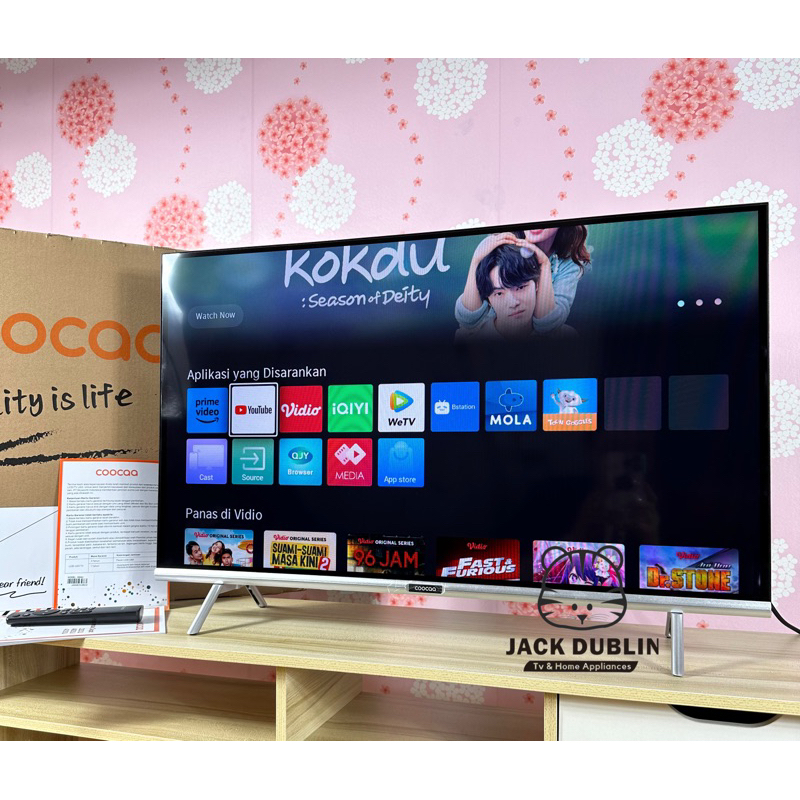 TV LED 32 INCH SMART DIGITAL TV COOCAA COCA KOKA COOCA COCAA 32S3U 32S3 YOUTUBE GARANSI RESMI TERMURAH