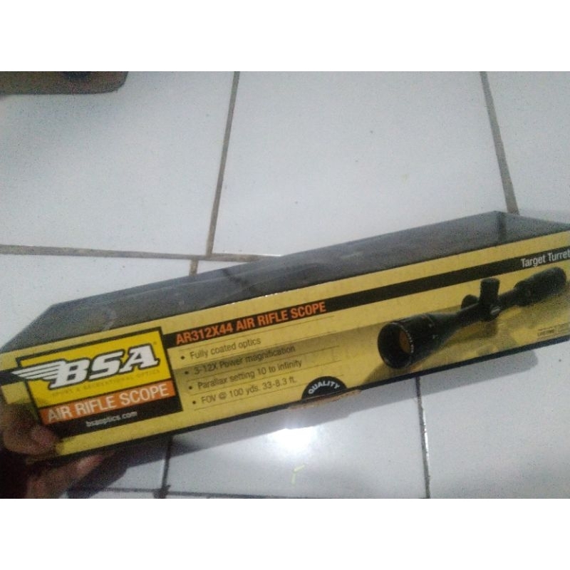Jual BU Telescope BSA Essential AR 3-12x44