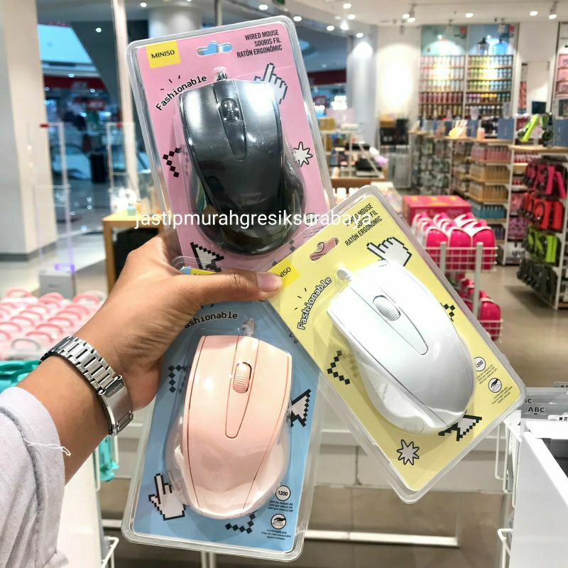ERGONOMIC WIRED MOUSE MINISO MOUSE WIRELESS MINISO