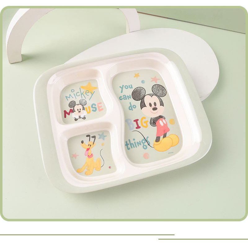 piring makan disney original pm024 pm025 sekat princess mickey elsa ariel