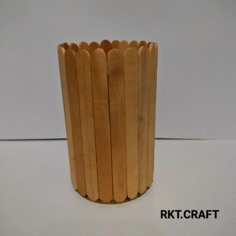 Prakarya tempat pensil stik es krim, kerajinan tangan stik es krim premium