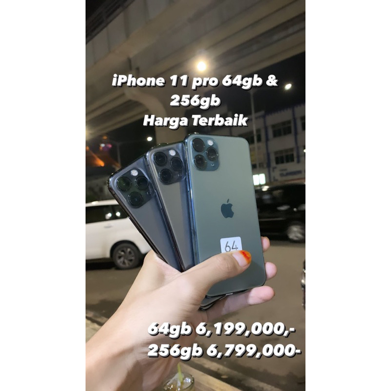 iPhone 11 pro Internasional 256gb || 64gb