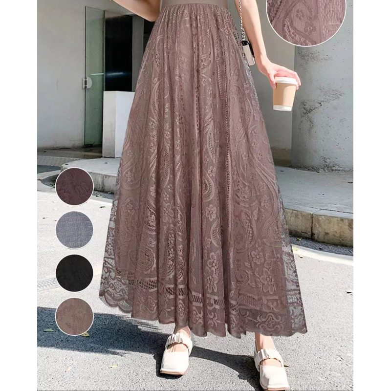 [ Rok Tile PINKDOSE ] rok motif bahan premium