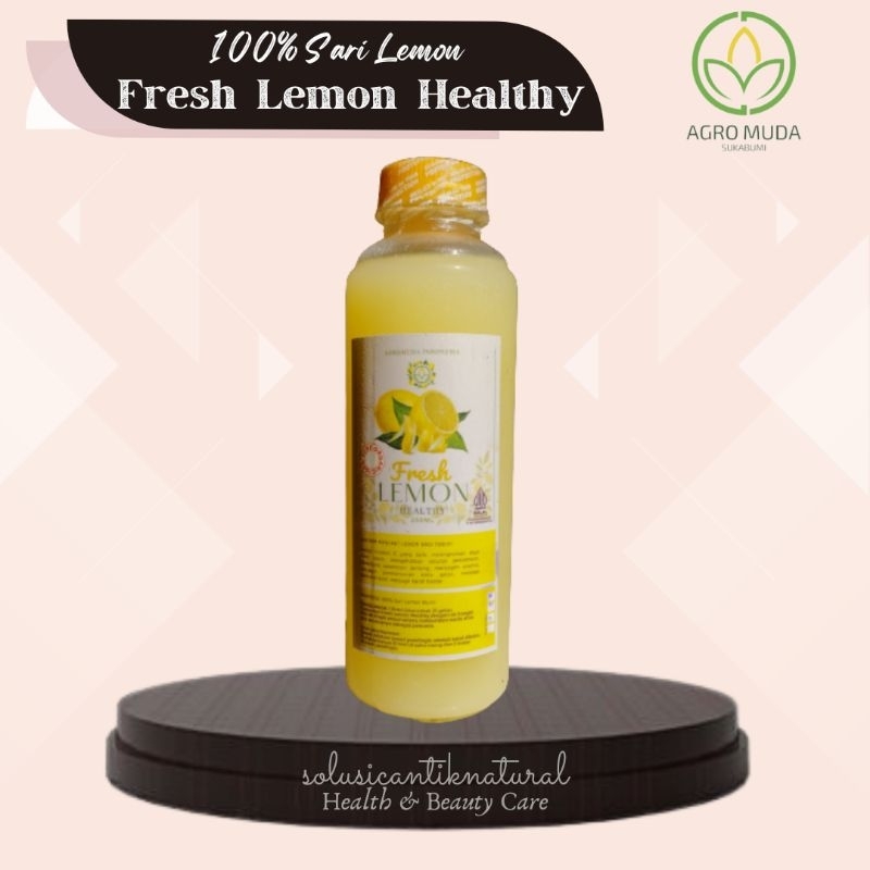 

Fresh Lemon Healthy 100% Sari Lemon Pilihan Tanpa Tambahan Pewarna, Pengawet dan Perasa Terbuat Dari Lemon Segar Pilihan
