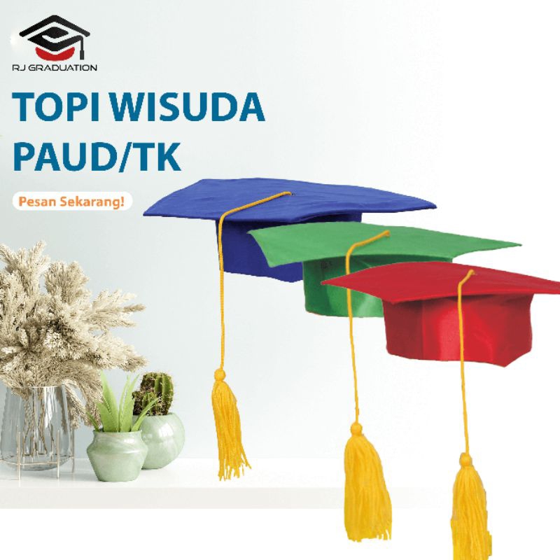 Kalung Wisuda Rumbai/Topi wisuda Tk/Paud / Kalung Wisuda Berumbai / Kalung Wisuda / Topi Wisuda TK/P