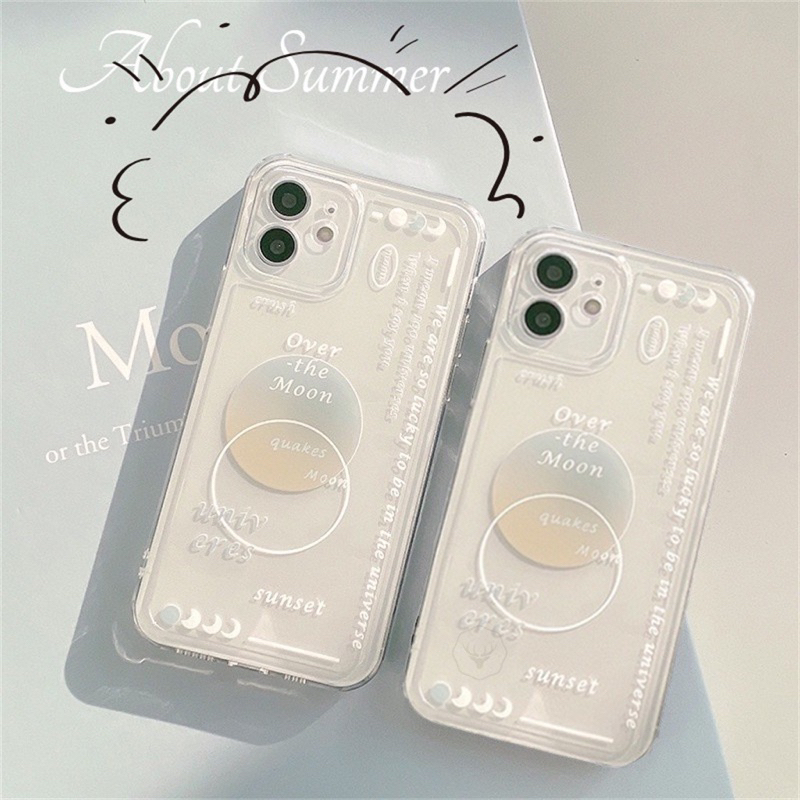 NEW! Soft Case Clear The Moon Lens Cover iPhone For 12 11 Pro Max X Xr Xs Max 7Plus 8Plus 7 8