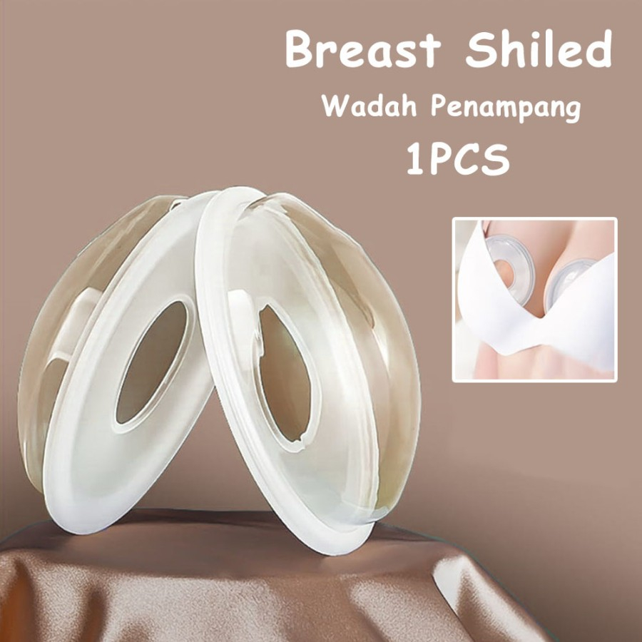 Wadah Penampung ASI Silikon BreastPad 1pcs Penampung Tetesan ASI 1 Pcs Wadah ASI