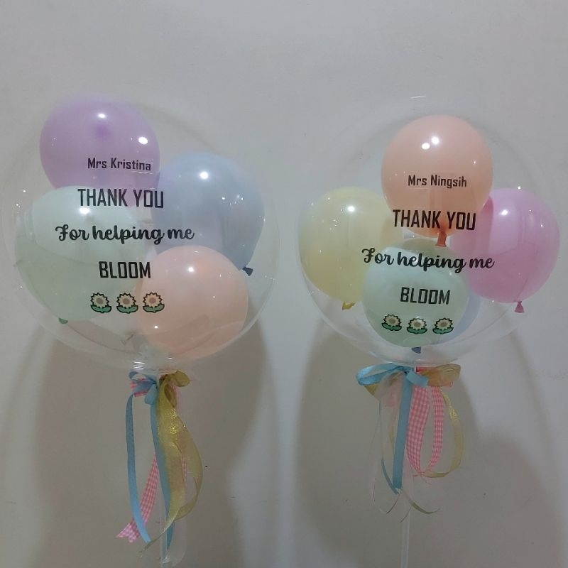 PROMO !!! ( BISA KIRIM HARI INI ) BUCKET BALON DAN SNACK CUSTOM ULANG TAHUN, GRADADUATION, TEACHERS DAY, FAREWELL DLL