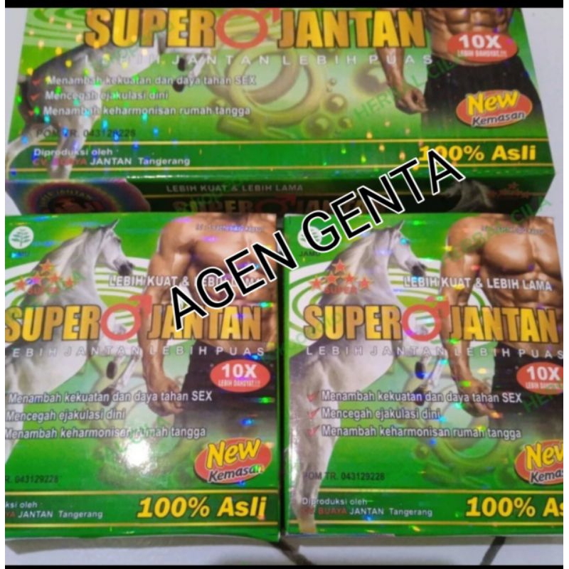 SUPER dJANTAN KAPSUL ORIGINAL HERBAL STAMINA PRIA OBAT