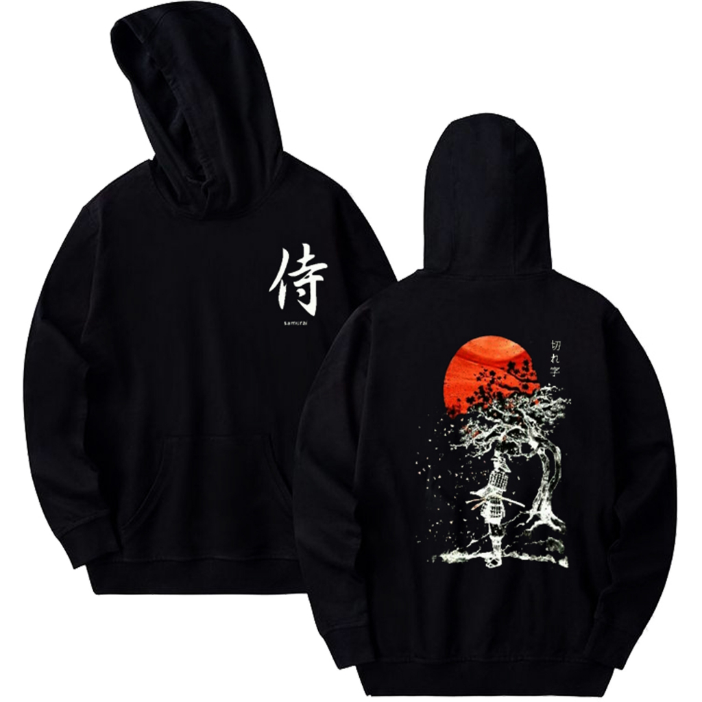 Sweater Hoodie Samurai Anak Laki-lak Hoodie Samurai Ronin Terbaru Samurai Hitam Terlaris Samurai Sakiro v1 Size MS M L XL