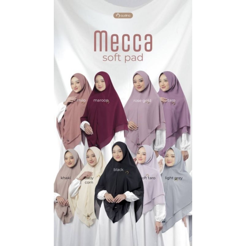 Mecca Khimar Soft Pad/Pad Syiria Ceruty 2 Layer By Audina