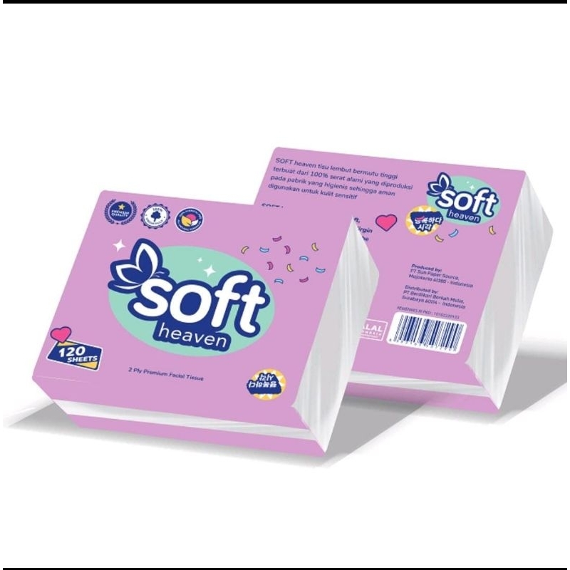 TISSUE SOFTPACK SOFT HEAVEN 200S / TRAVEL PACK / TISU MINI TRAVEL PACK 120S