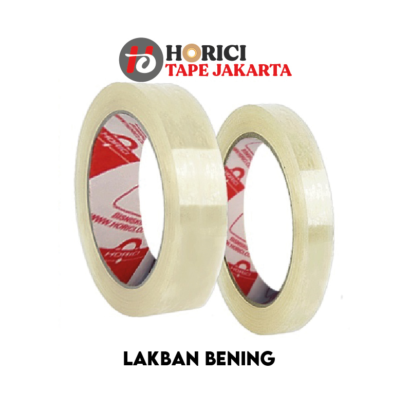 

HORICI LAKBAN 12MM*72Y dan 24MM*72Y LAKBAN/SELOTIP SUPER CLEAR ISOLASI PACKING