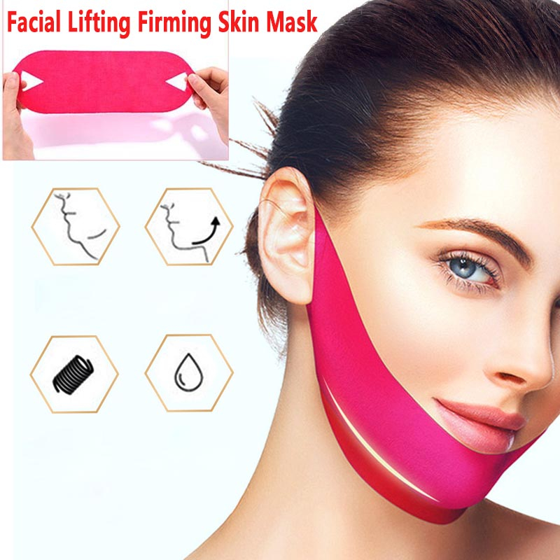 ORIGINAL AVAJAR Perfect V Face Lifting Mask Premium Thin Mask Lifting &amp; Firming V-shaped Face Tightening Mask Anti-Wrinkles Masker Wajah 5pcs | Made in Korea