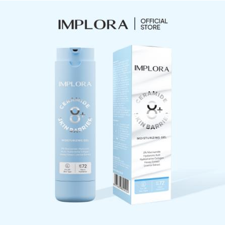 * NCC * Implora Moisturizing Gel Ceramide Skin Barrier 8+ Pelembab Wajah Niacinamide Hyaluroni Acid