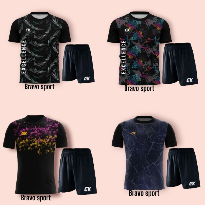 Setelan Olahraga Volly & Badmintoon Terlaris Printing Wanita Dewasa//Baju Olahraga Futsal Dll Size M