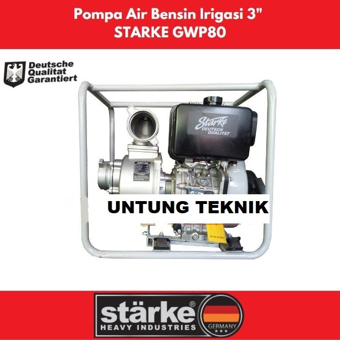 STARKE GWP 80 Mesin Pompa Air Bensin 3 inch Pompa irigasi Alkon GWP80