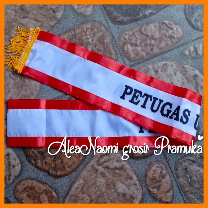 Selempang petugas upacara Selempang Paskibra selempang paskibraka