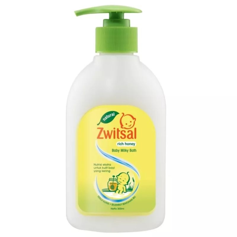 ZWITSAL BABY MILK BATH RICH HONEY 300ML