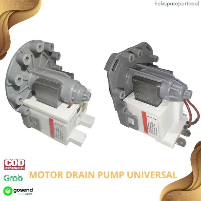 MOTOR DRAIN PUMP MESIN CUCI PUTAR DRAIN PUMP FRONT LOADING ASKOLL