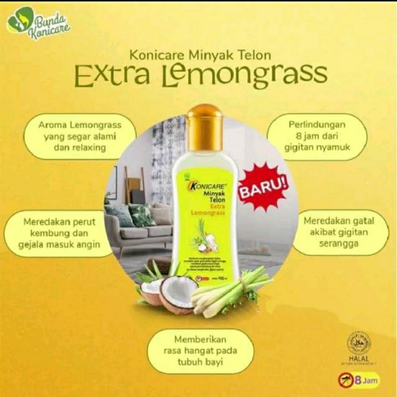 KONICARE Minyak Telon 60ml 125ml - Perawatan Bayi