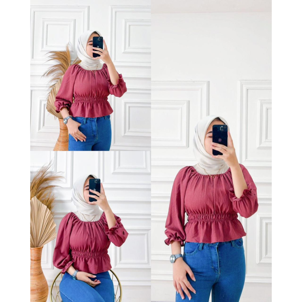 GFS QENIA LADY CRUSH BLOUSE