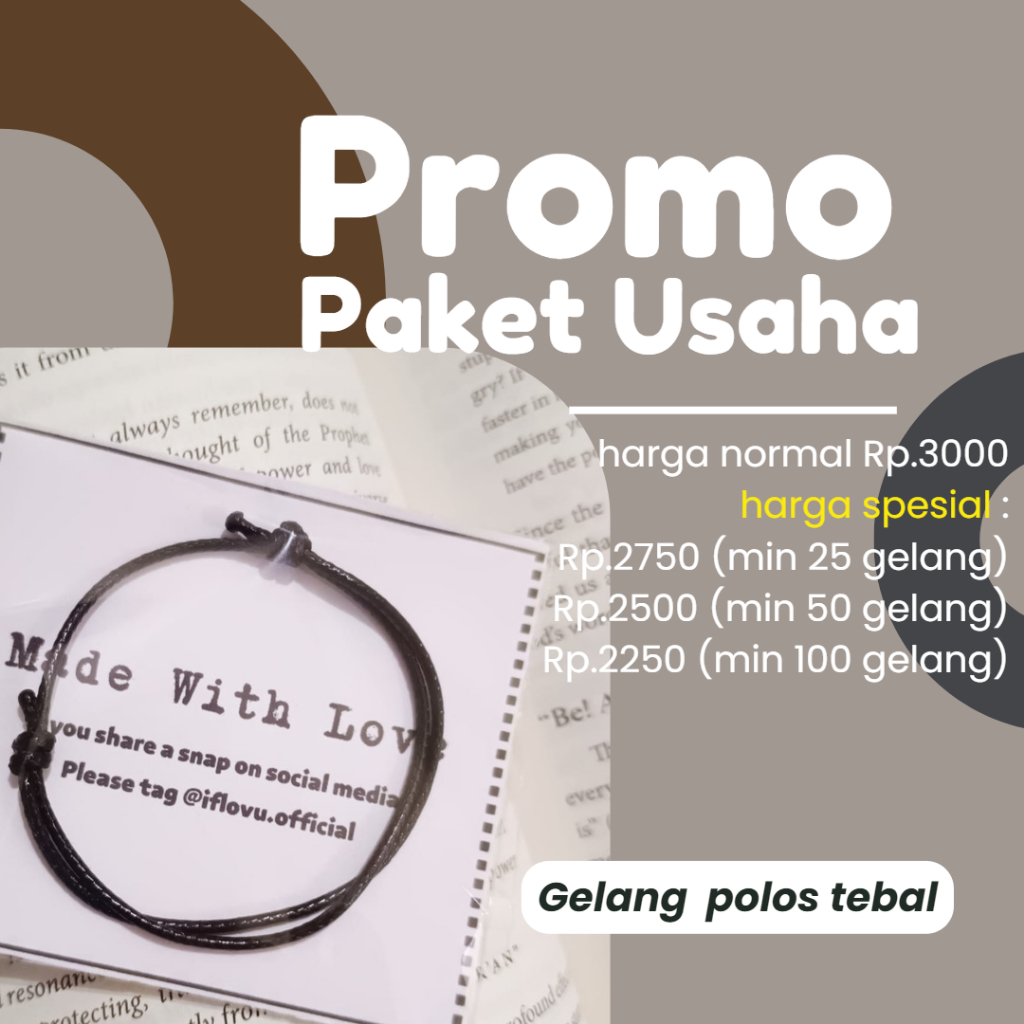 Paket Usaha Gelang polos tipis tebal / Grosir Gelang Hitam / Gelang Pria Wanita / Gelang Couple / Gelang Korea